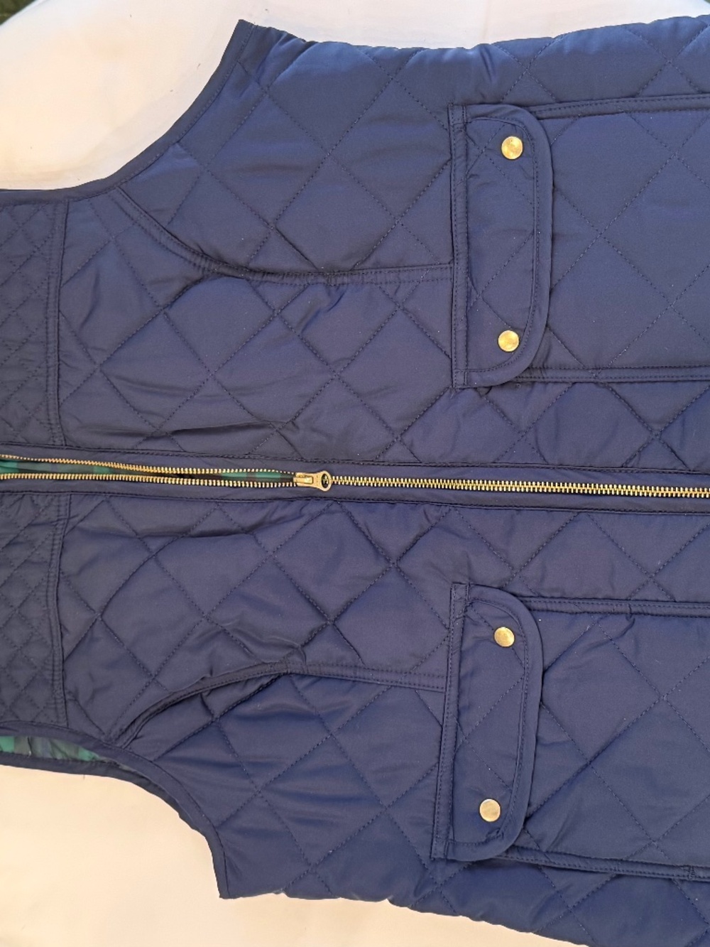 Navy Vest- Poly- Great weight- M- New w/o Tags